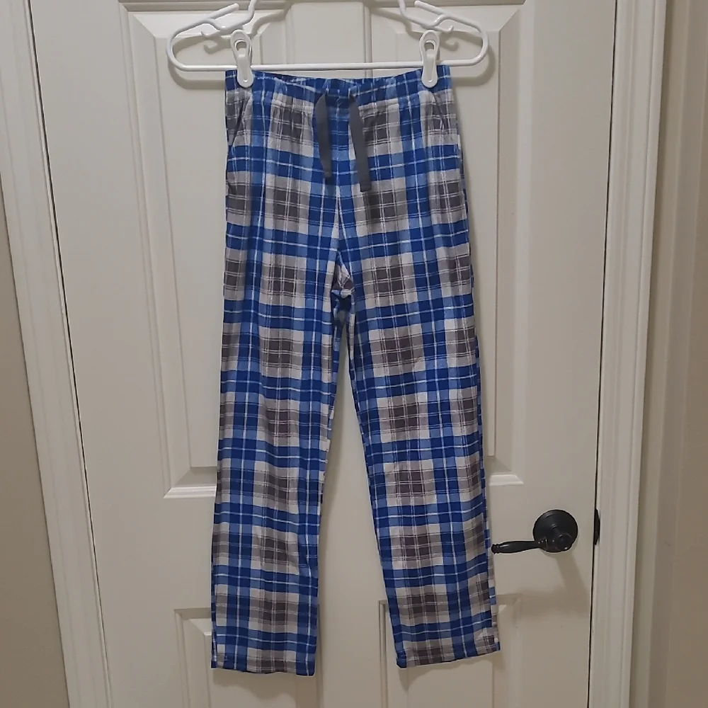 Boy's Plaid Pajama Pants L